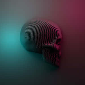 Dave2d Layered Skull Wallpaper