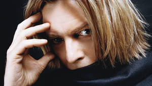 David Bowie Blonde Hair Close-up Wallpaper