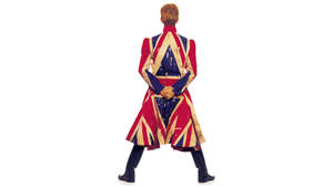 David Bowie Union Jack Coat Wallpaper