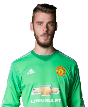 David De Gea Mid-action In Manchester United Goal Wallpaper