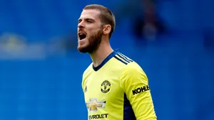 David De Gea Screaming Blue Wallpaper