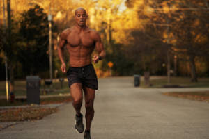 David Goggins Running Wallpaper