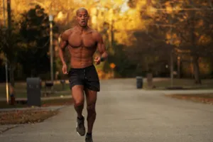 David Goggins Running Wallpaper