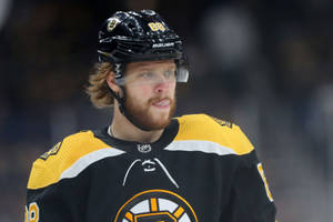 David Pastrnak Boston Bruins Vs. Florida Panthers Wallpaper