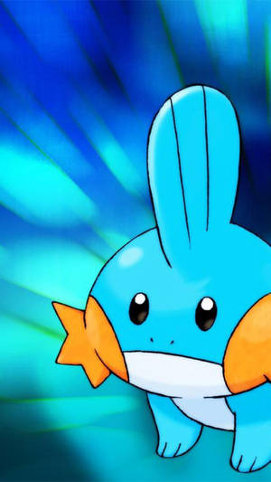 Dazzling Mudkip Portrait Wallpaper