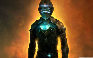 Dead Space Isaac On Fire Wallpaper