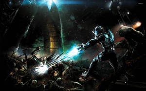 Dead Space Plasma Cutter Blast Wallpaper