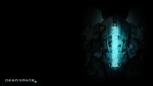 Dead Space Rig Suit Neon Spine Wallpaper
