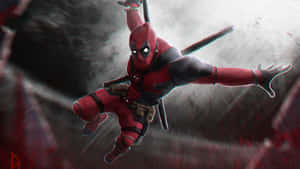 Deadpool Brings The Heat Wallpaper