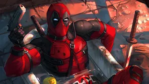 Deadpool In Bathtub Marvel Pc Wallpaper