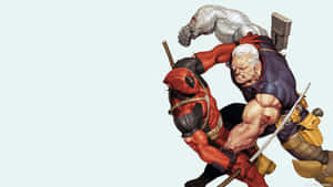 Deadpool Ready To Clash Wallpaper