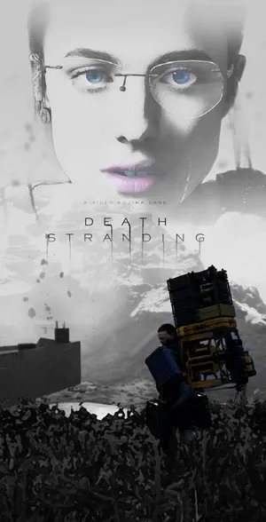 Death Traning - A Poster With A Woman In Glasses Wallpaper