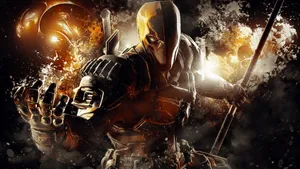 Deathstroke Dominates In Batman Arkham Origins Wallpaper