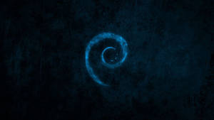 Debian Dark Blue Deviantart Wallpaper