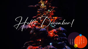 December Christmas Night Calendar 2021 Wallpaper