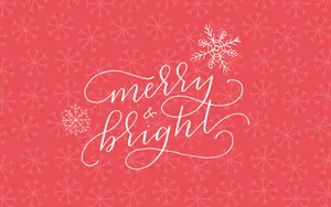 December Merry And Bright Wallpaper