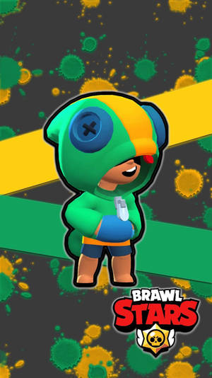 Default Green Yellow Leon Brawl Stars 4k Wallpaper