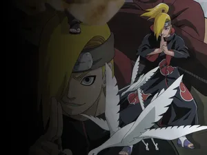 Deidara Jutsu Pose Wallpaper