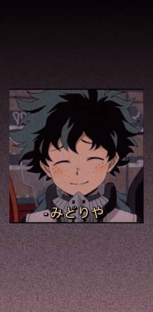 Deku Aesthetic Smiling Midoriya Izuku Wallpaper