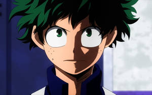 Deku Cute Face Wallpaper