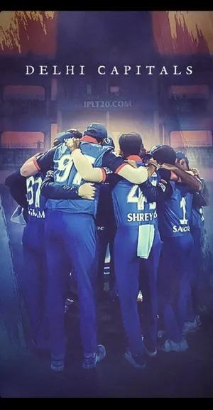 Delhi Capitals United In Determination Wallpaper
