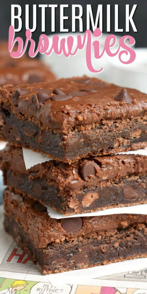 Delicious Buttermilk Brownies Perfect For Your Sweet Cravings Wallpaper