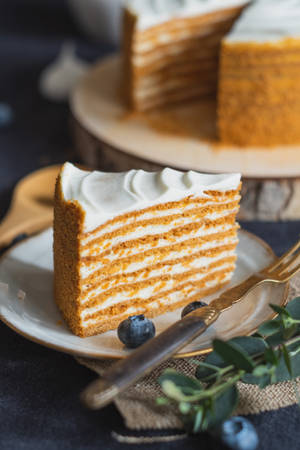 Delicious Crepe Cake Wallpaper