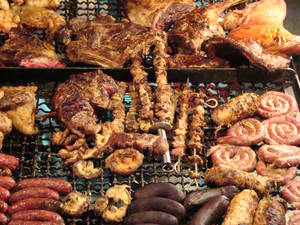 Delicious Meat Parrilla Wallpaper