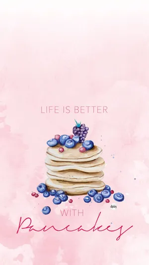 Delicious Pancakes - A Perfect Breakfast Treat Wallpaper