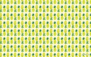 Delicious Pineapple Pattern With Bright Colors Wallpaper