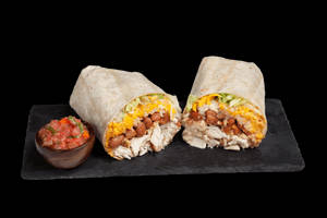 Delicious Pork Sausage Burrito Wallpaper