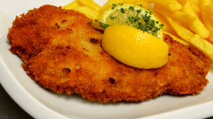 Delicious Wiener Schnitzel Wallpaper