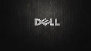Dell Laptop Logo Stained Wallpaper