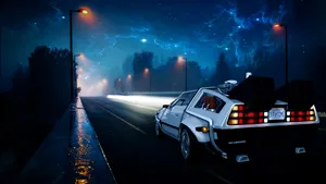 Delorean 4k 3840 X 2160 Wallpaper