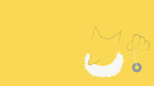 Delphox Minimalist Artwork Wallpaper