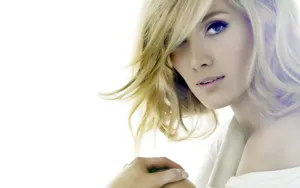 Delta Goodrem Blonde Hair Portrait Wallpaper