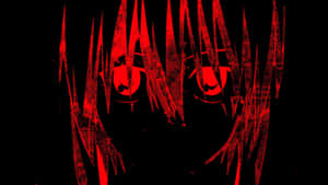 Delve Into A Nihilistic World Of Anime With Black And Red Wallpaper