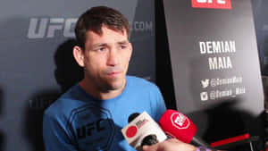Demian Maia Ufc Fighter Interview Wallpaper