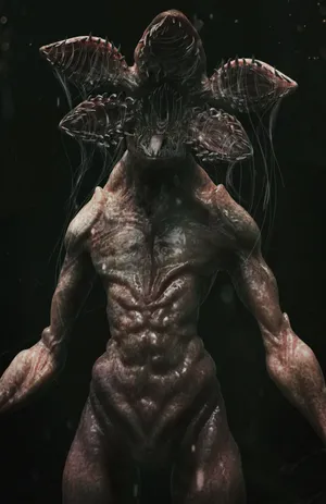 Demogorgon Portrait Stranger Things Wallpaper
