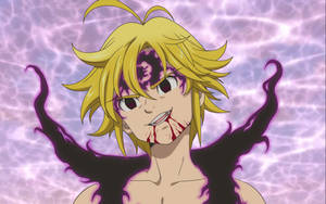 Demon Prince Meliodas - The Strongest Seven Deadly Sins Member Wallpaper