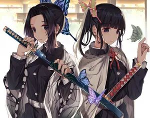 Demon Slayer 4k Insect Hashira Wallpaper