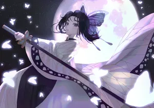 Demon Slayer 4k Shinobu Butterflies Wallpaper