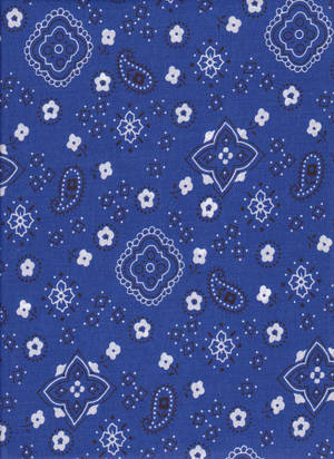 Denim Blue Bandana Wallpaper