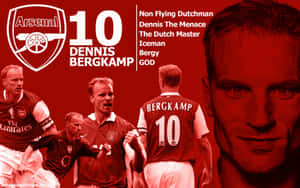Dennis Bergkamp Arsenal Fc Poster Nicknames Wallpaper