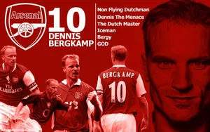 Dennis Bergkamp Arsenal Fc Poster Nicknames Wallpaper