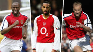 Dennis Bergkamp Thierry Henry And Patrick Vieria Wallpaper