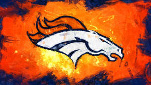 Denver Broncos Crayola Art Wallpaper