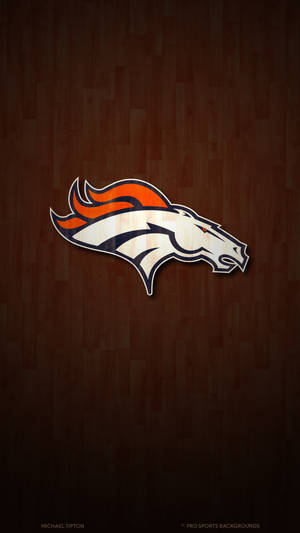 Denver Broncos Iphone Brown Logo Wallpaper