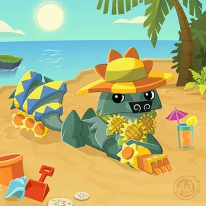 Depiction Of Dog By Animal Jam Wallpaper