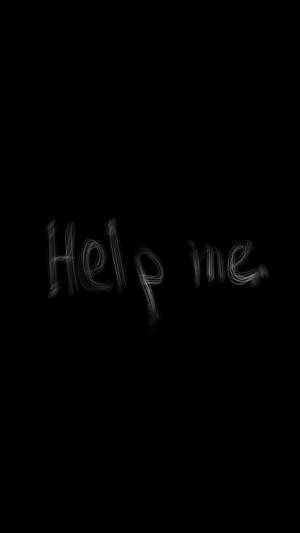 Depression Aesthetic Help Me Wallpaper